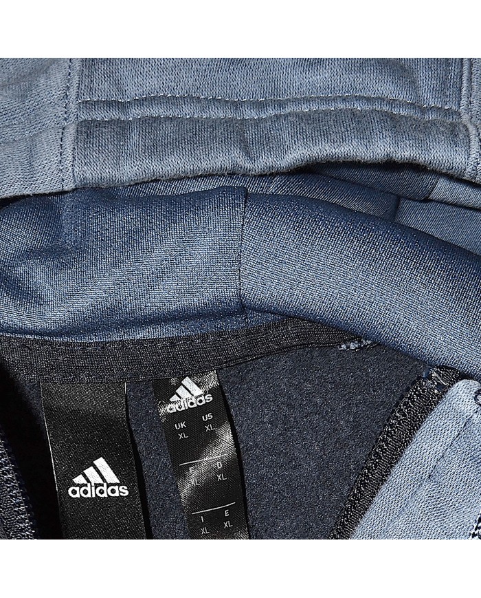 Adidas hoodie zipper blue XL