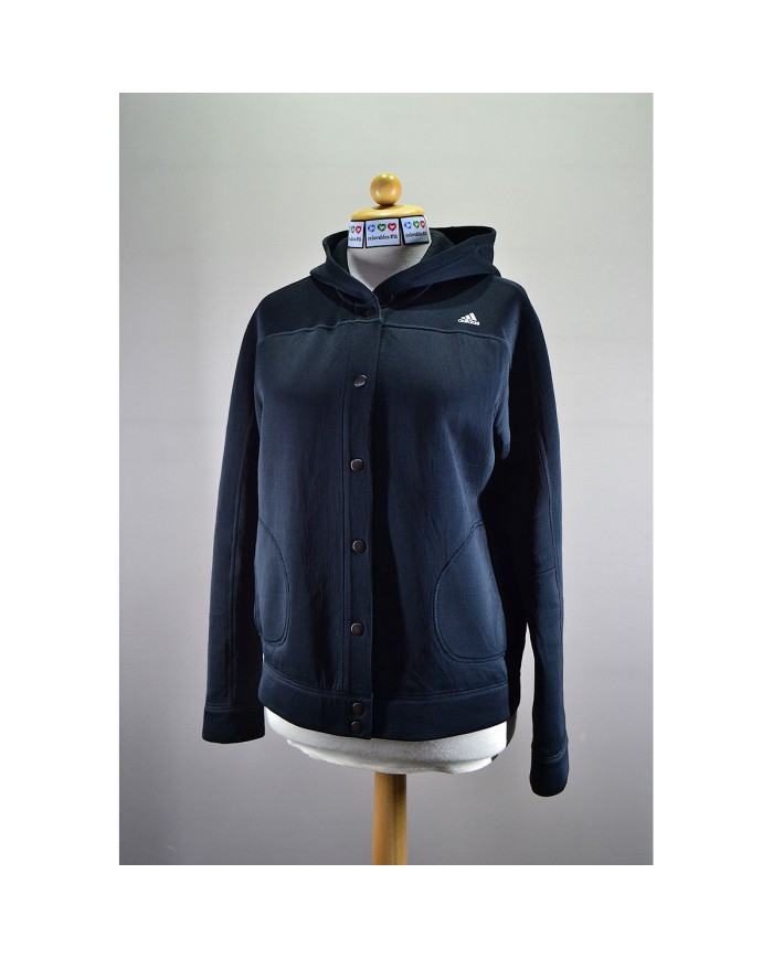 Adidas summer jacket hoodie black L