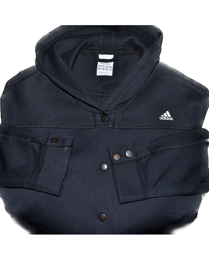 Adidas summer jacket hoodie black L