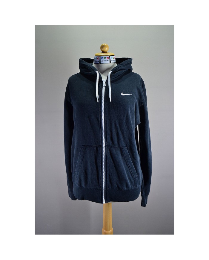 Nike hoodie zipper black L
