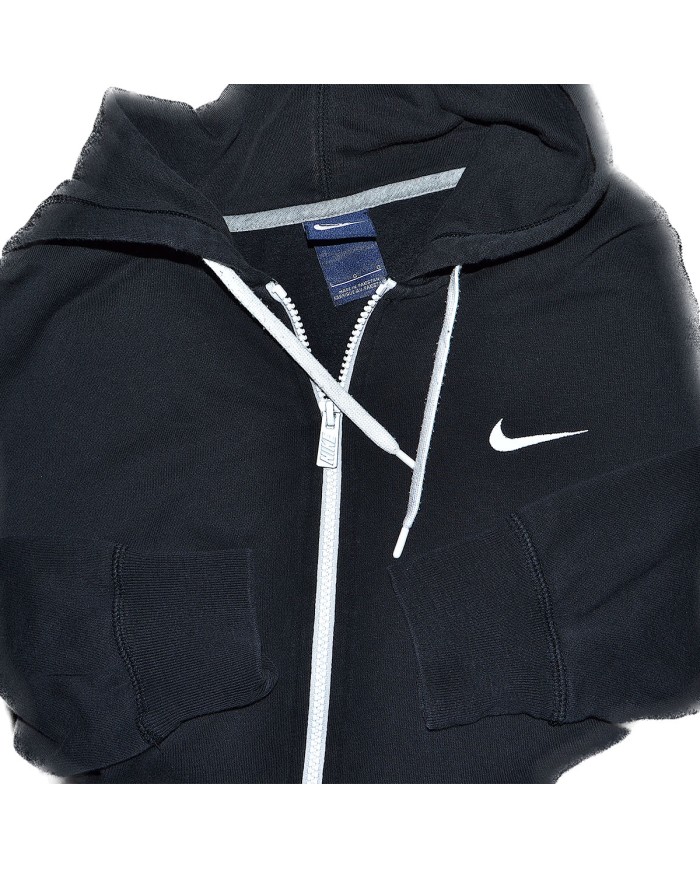 Nike hoodie zipper black L