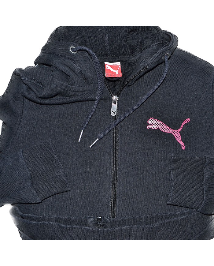 puma hoodie zipper black XS