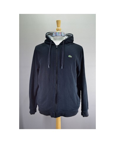 Lacoste hoodie zipper black M