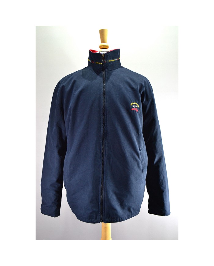 Paul & Shark dubble jacket black red XXL