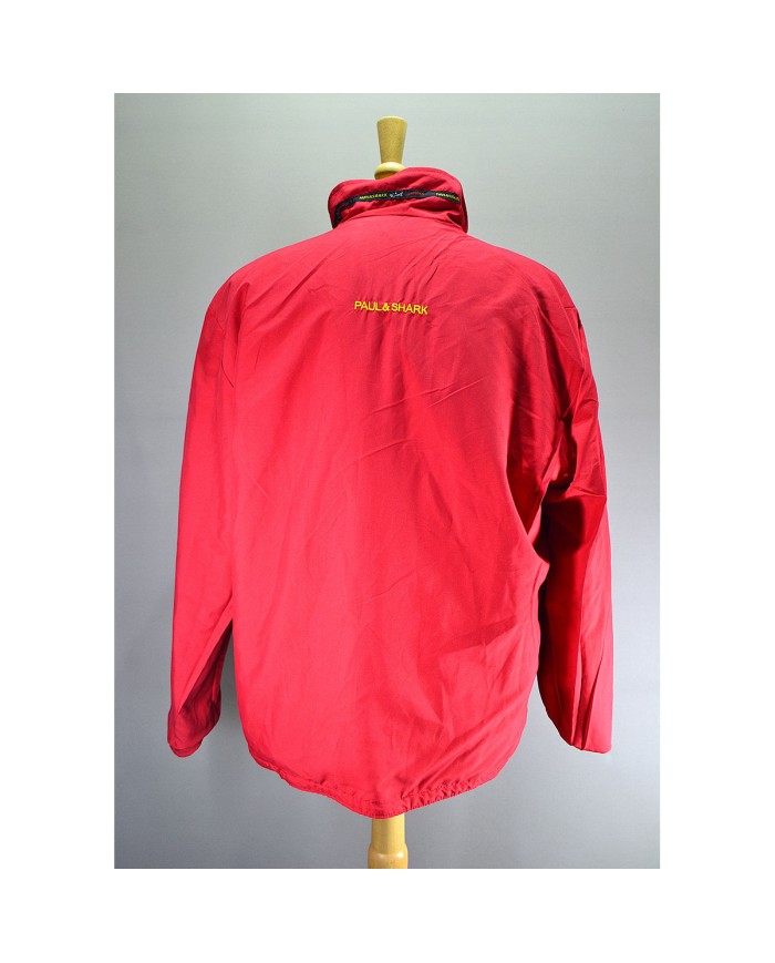 Paul & Shark dubble jacket black red XXL
